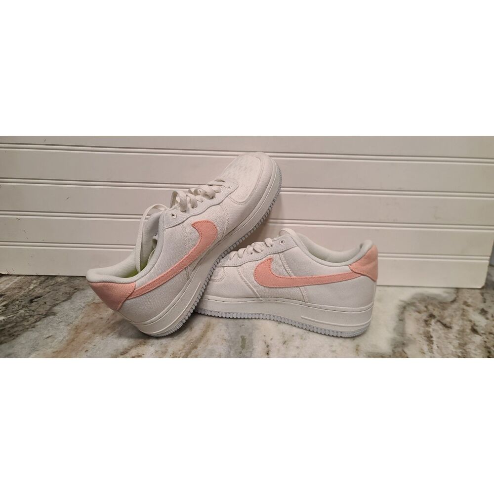 Nike Sun Club Womens Air Force 1 White/Pink Sneakers Size 10.5 NEW